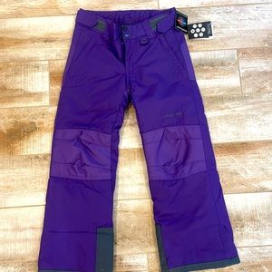 Girls snow pants purple size small